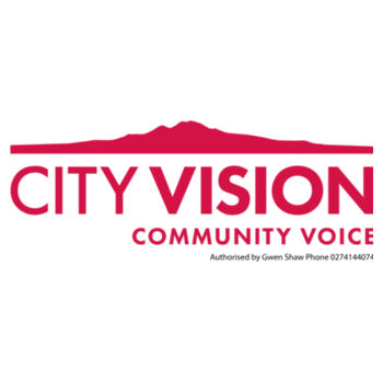 City Vision – red logo: Curvy fit (womens) Design
