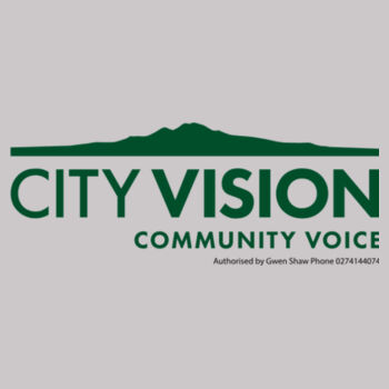 City Vision – green logo: Straight fit (womens) Design