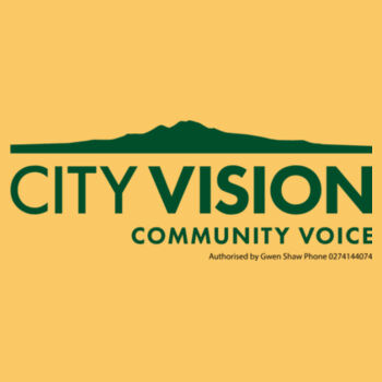 City Vision – green logo: Regular fit (mens) Design
