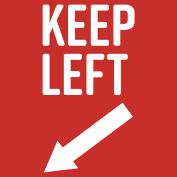 Keep Left: Regular fit Design