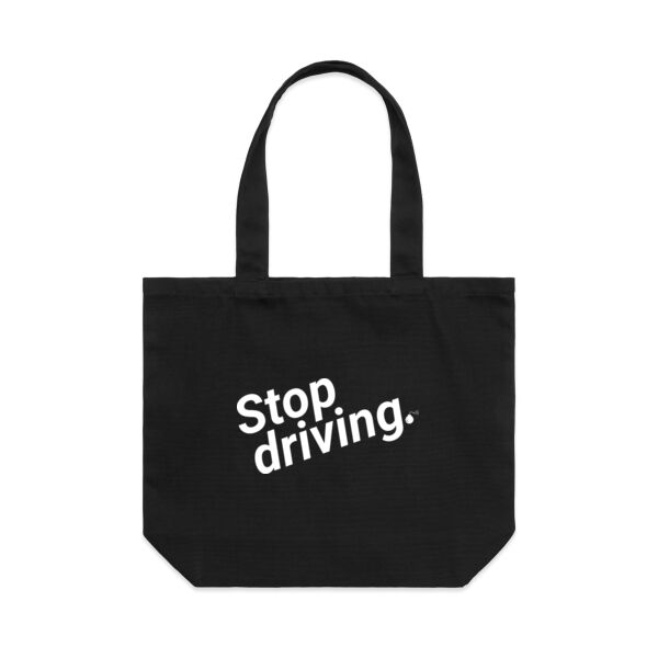 Stop driving: Shoulder tote Thumbnail