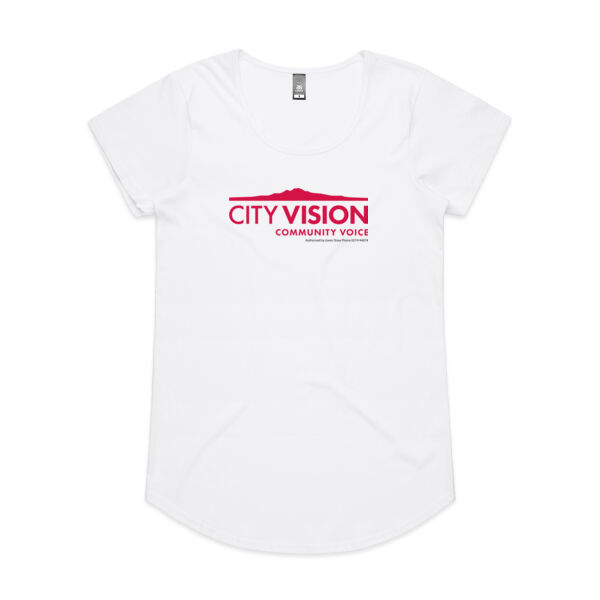 City Vision – red logo: Curvy fit (womens) Thumbnail