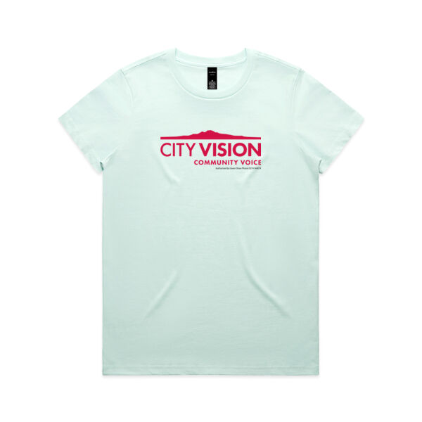 City Vision – red logo: Straight fit (womens) Thumbnail