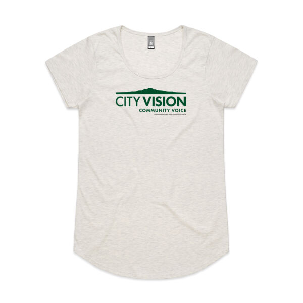 City Vision – green logo: Curvy fit (womens) Thumbnail