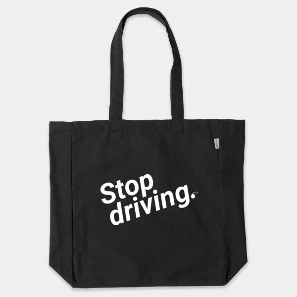 Stop driving: Shoulder tote Thumbnail