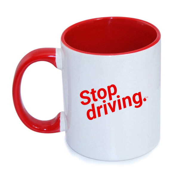 Stop driving mug Thumbnail